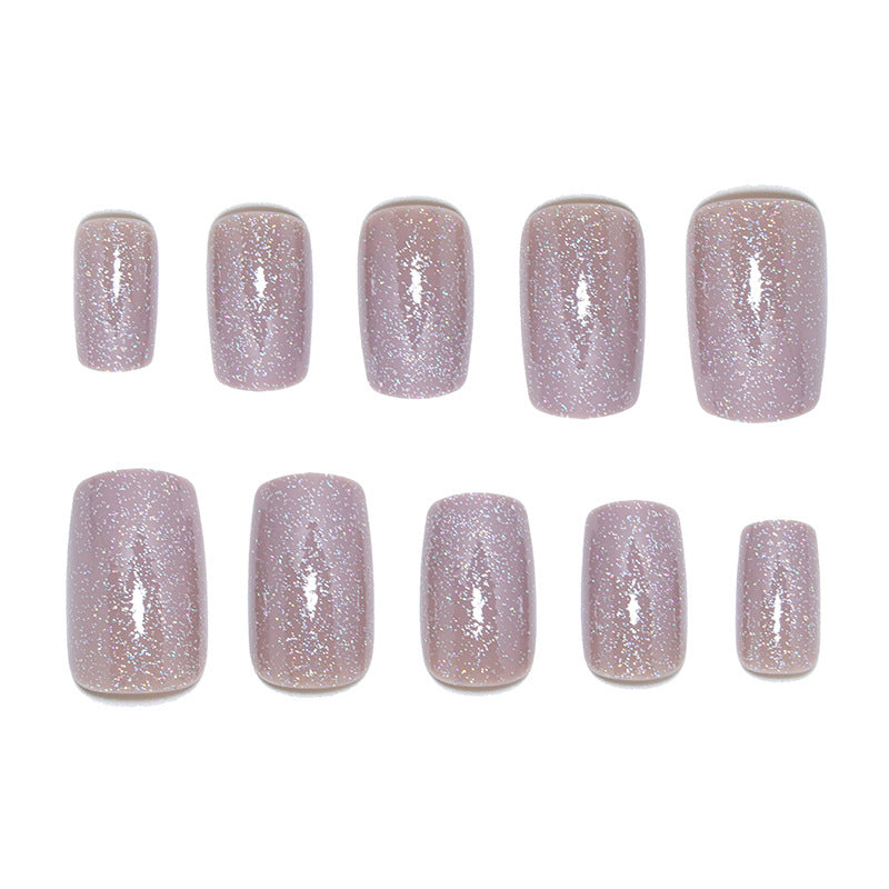 Glamorous Glittering Press-On Nails Kalsten