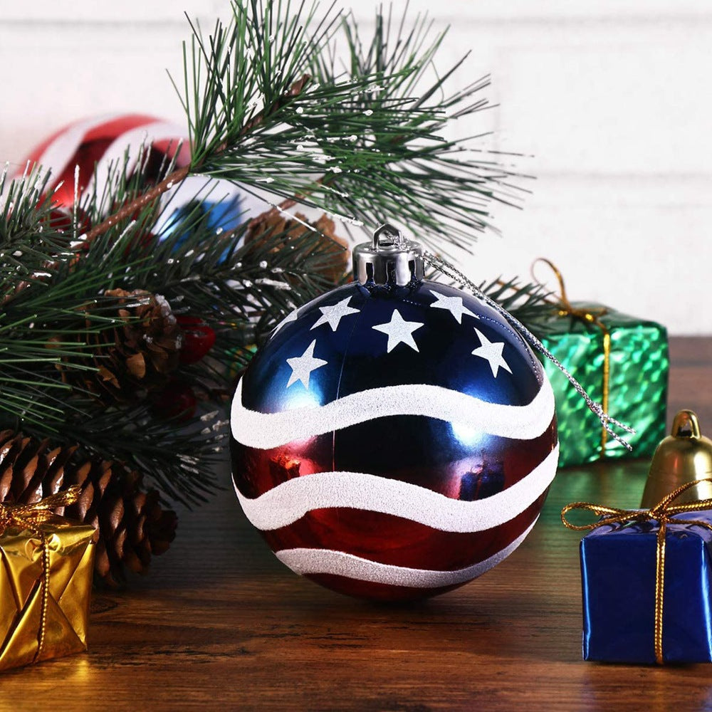 Decorative Patriotic Holiday Baubles Kalsten