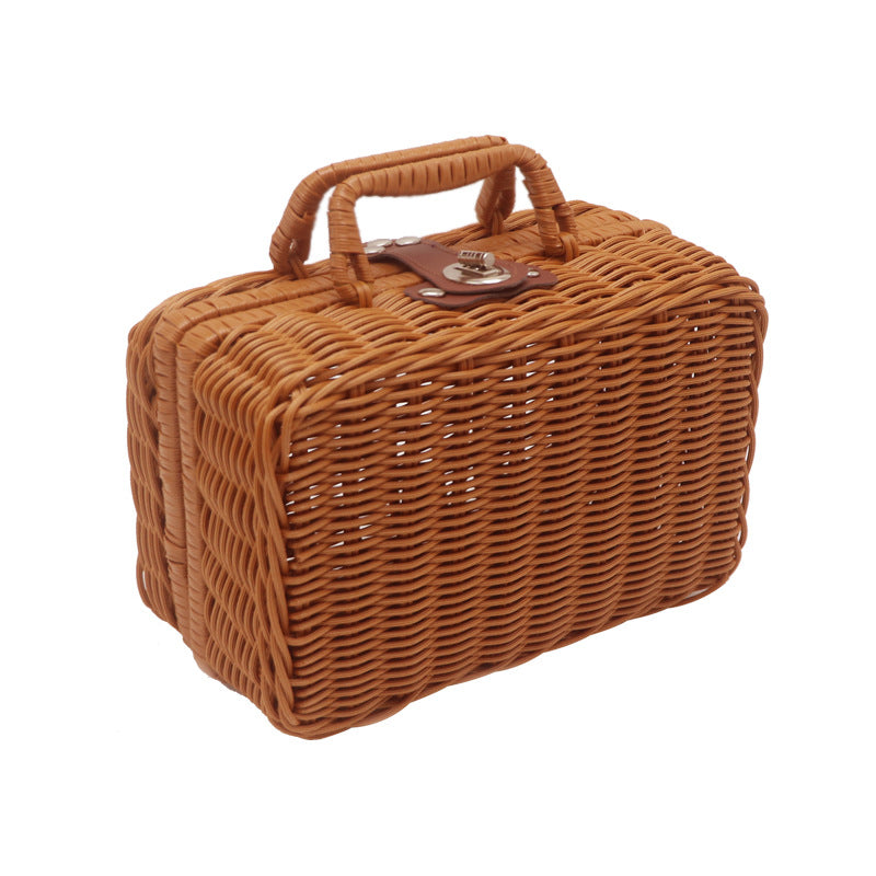 Handcrafted Woven Picnic Basket Kalsten 1787892945