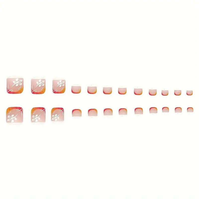 Vibrant Gradient Press-On Nail Art Set Kalsten