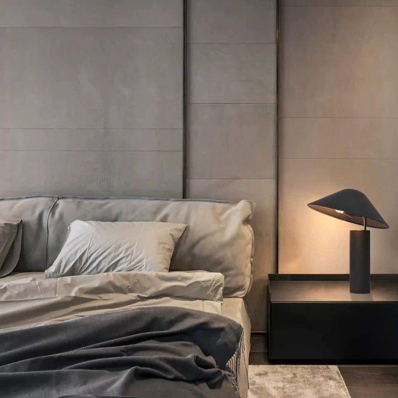 Modern Minimalist Table Lamp with Unique Shade Design