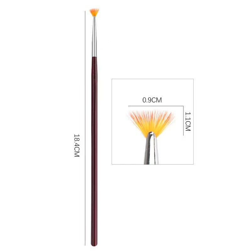 Fan Shaped Nail Art Brush Kalsten