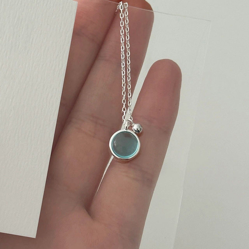 Elegant Silver Pendant Necklace Kalsten