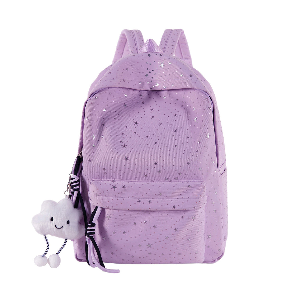 Whimsical Starry Pattern Backpack