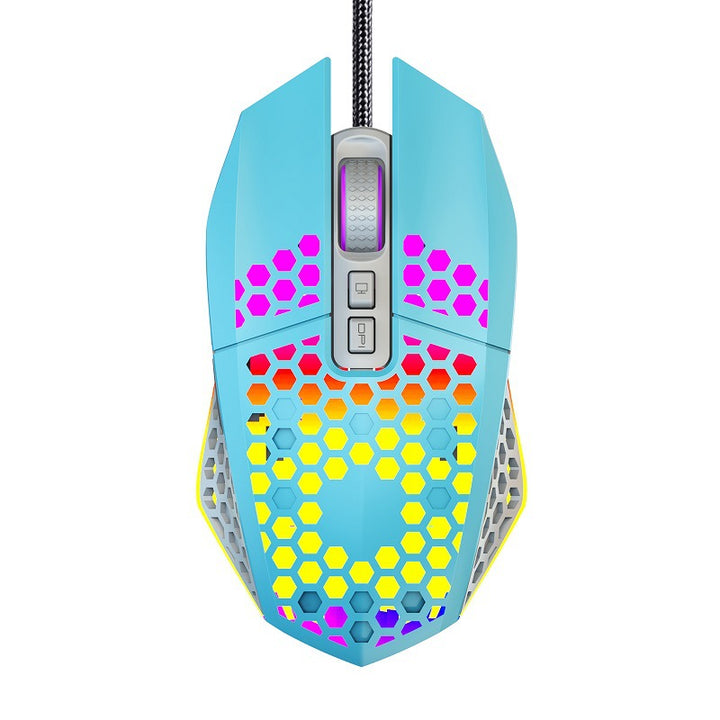 Gaming mouse with RGB lighting and ergonomic design Kalsten