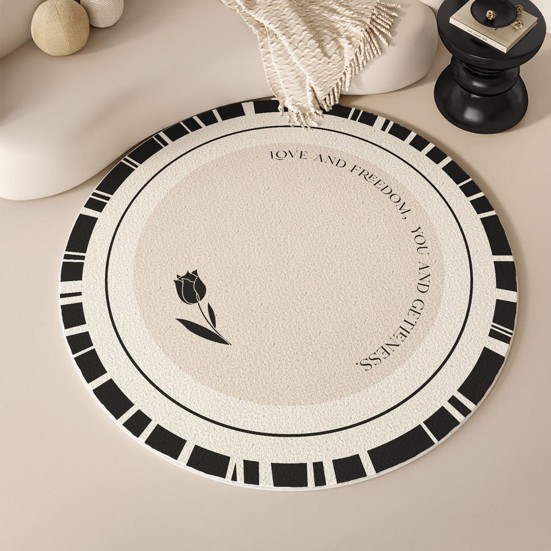 Motivational Quote Area Rug