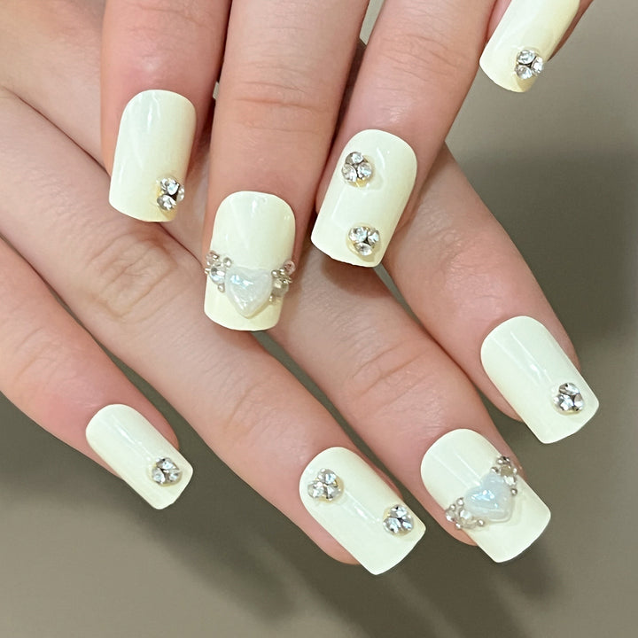 Artistic Nail Extensions with Elegant Decorative Details Kalsten