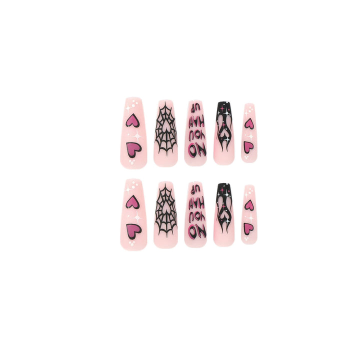 Artificial nail art with Halloween motif and unique embellishments Kalsten