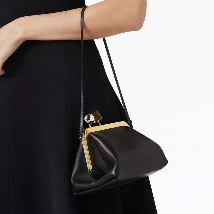 Elegant Crocodile-Effect Handheld Purse