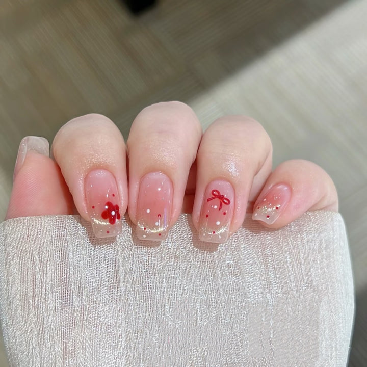 Decorative Floral Art Press-On Nails Kalsten