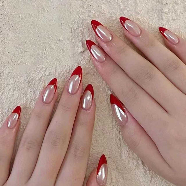 Premium French Tip Press-On Nail Set Kalsten