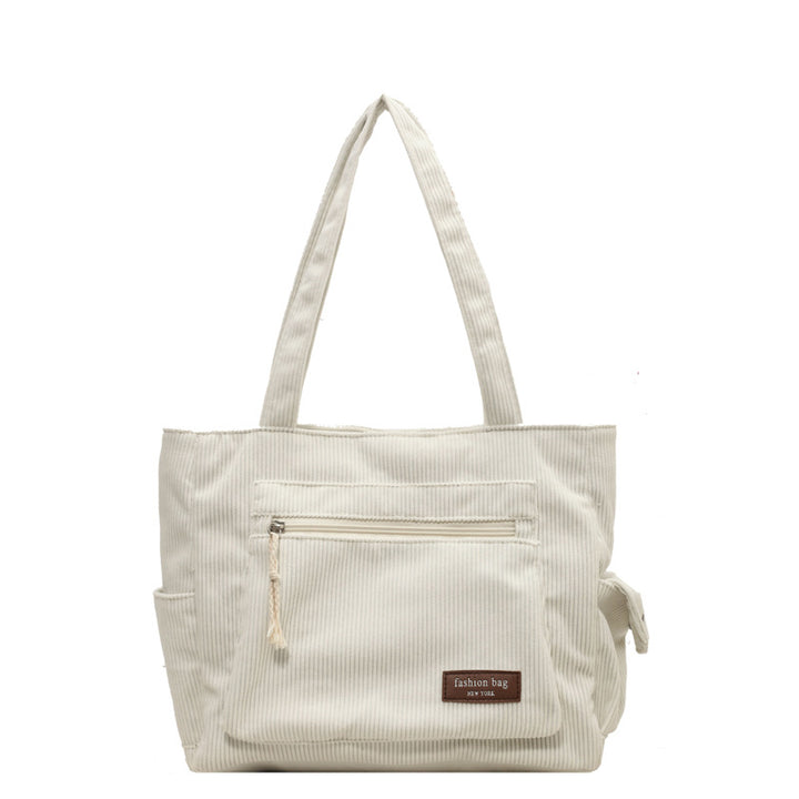 Corduroy Fashion Tote Bag