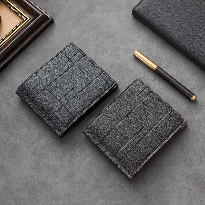 Textured Leather Wallet Kalsten
