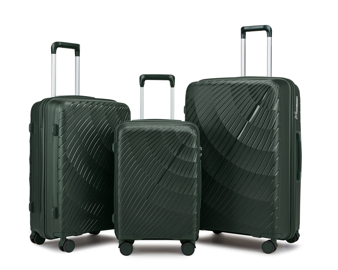 Unisex Premium Textured Hard Shell Luggage Set Kalsten