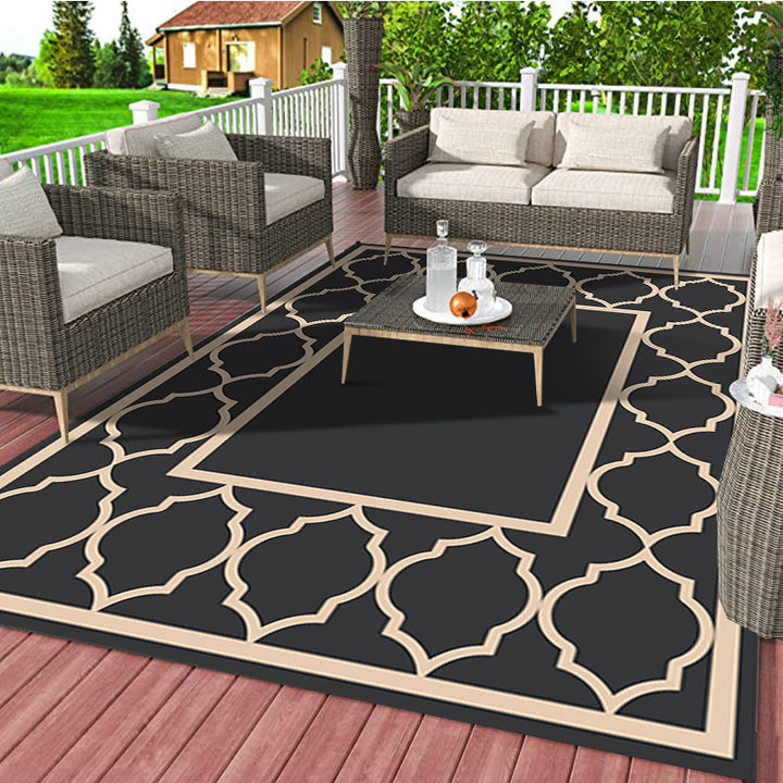 Geometric Outdoor Patio Area Rug