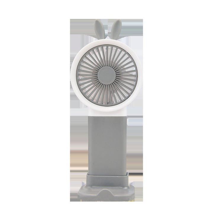 Unisex Cute Bunny-Themed Rechargeable Handheld Fan Kalsten