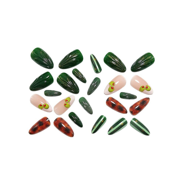 Artificial nails with creative geometric design Kalsten