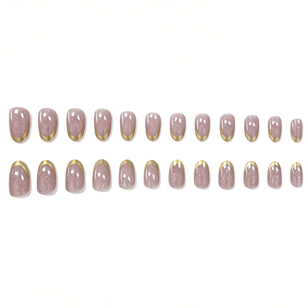 Elegant Glossy Nail Art Extensions Kalsten