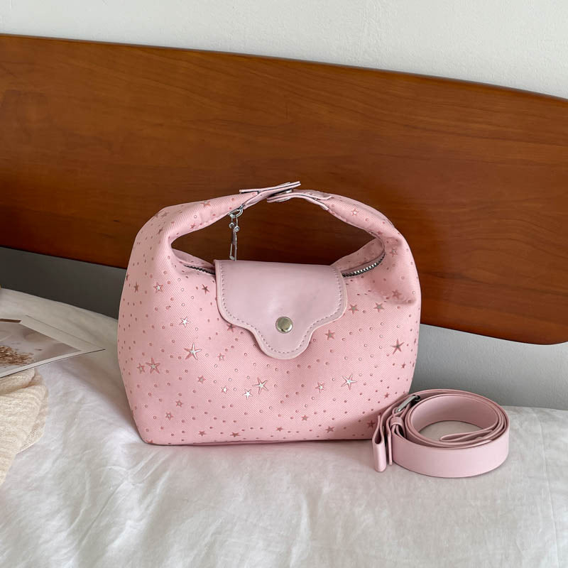 Stylish Starry Print Hobo Bag