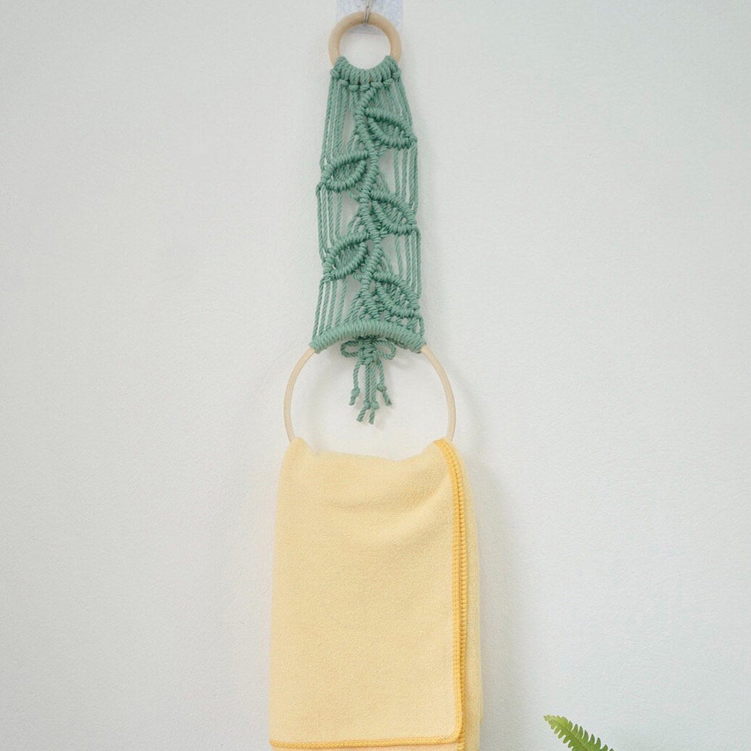 Decorative Macrame Towel Holder Kalsten