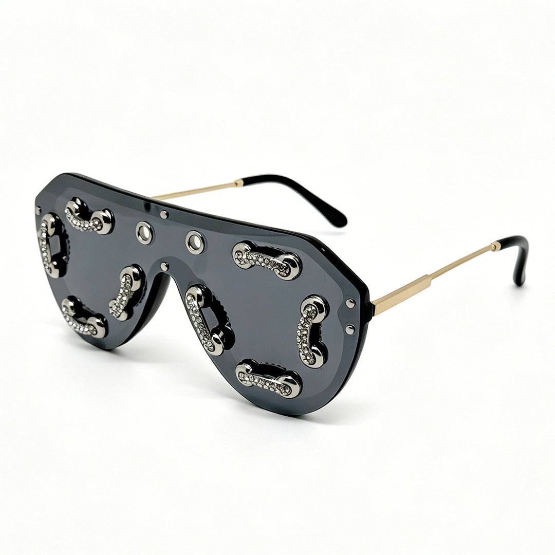 Women's extravagant designer sunglasses with sparkling accents Kalsten