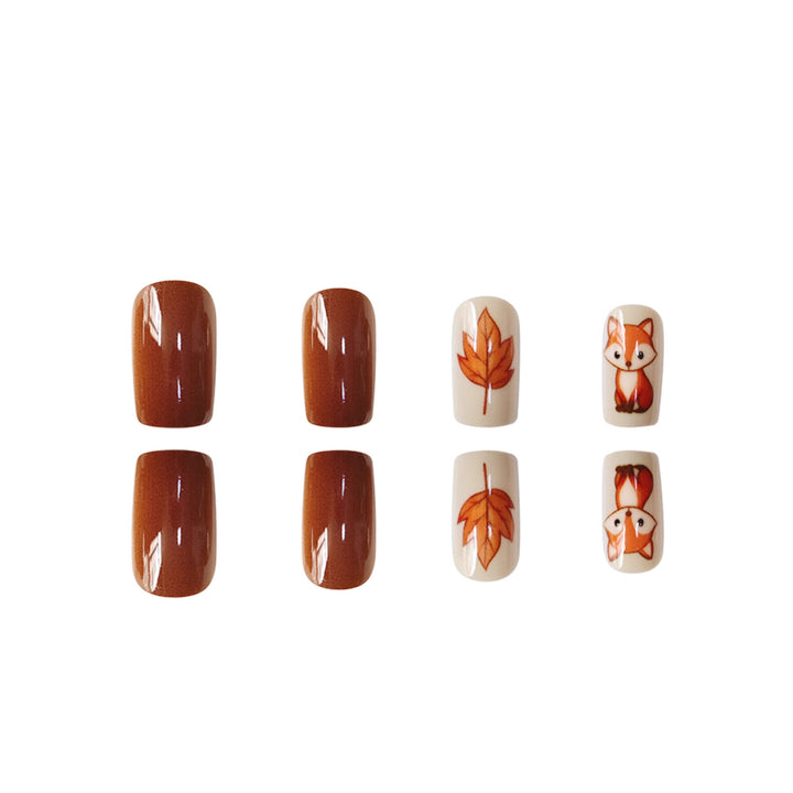 Decorative Glittery Star-Accented Press-On Nail Set Kalsten