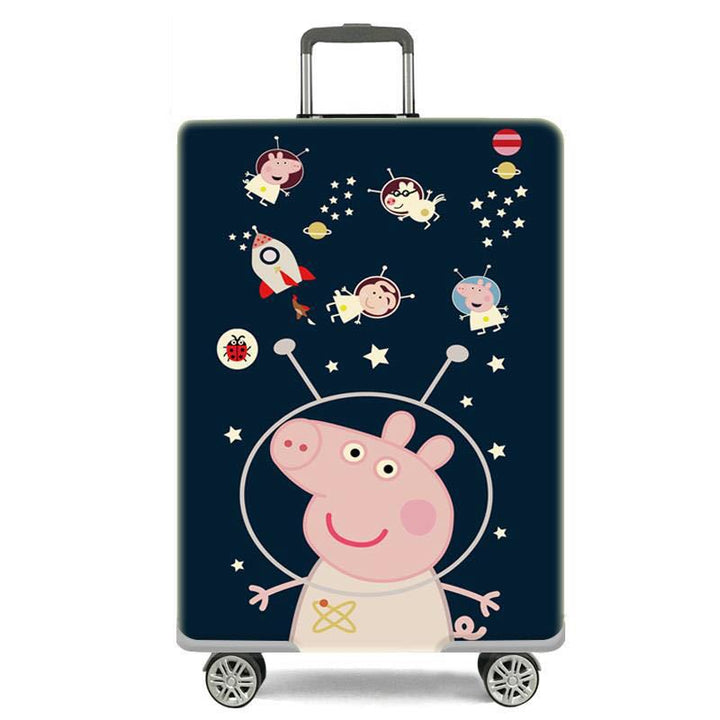 Women's hard-shell suitcase in creative Shiba motif Kalsten
