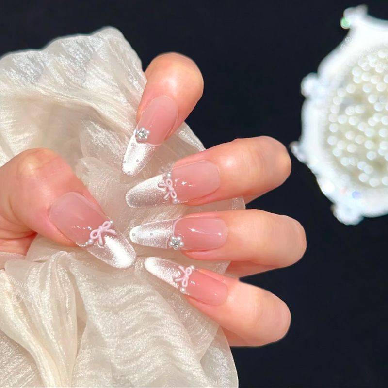 3D Embellished Press-On Nail Art Set Kalsten