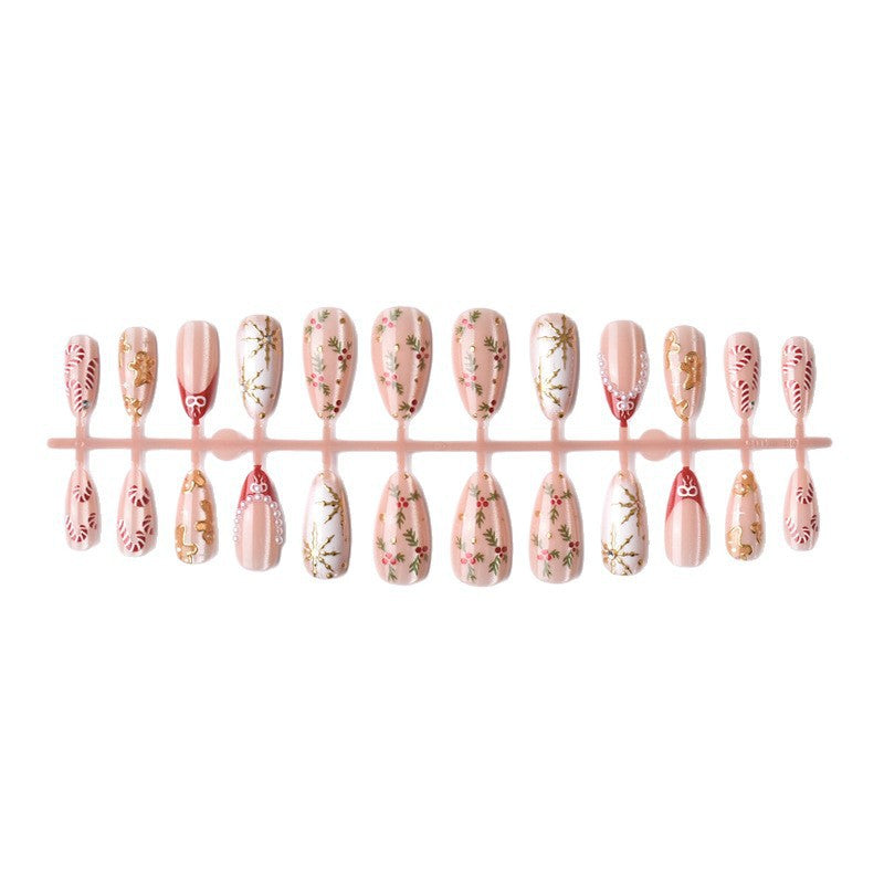 Elegant Artificial Nail Collection with Luxurious Accents Kalsten
