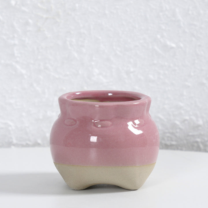 Contemporary Curved Ceramic Vase Kalsten
