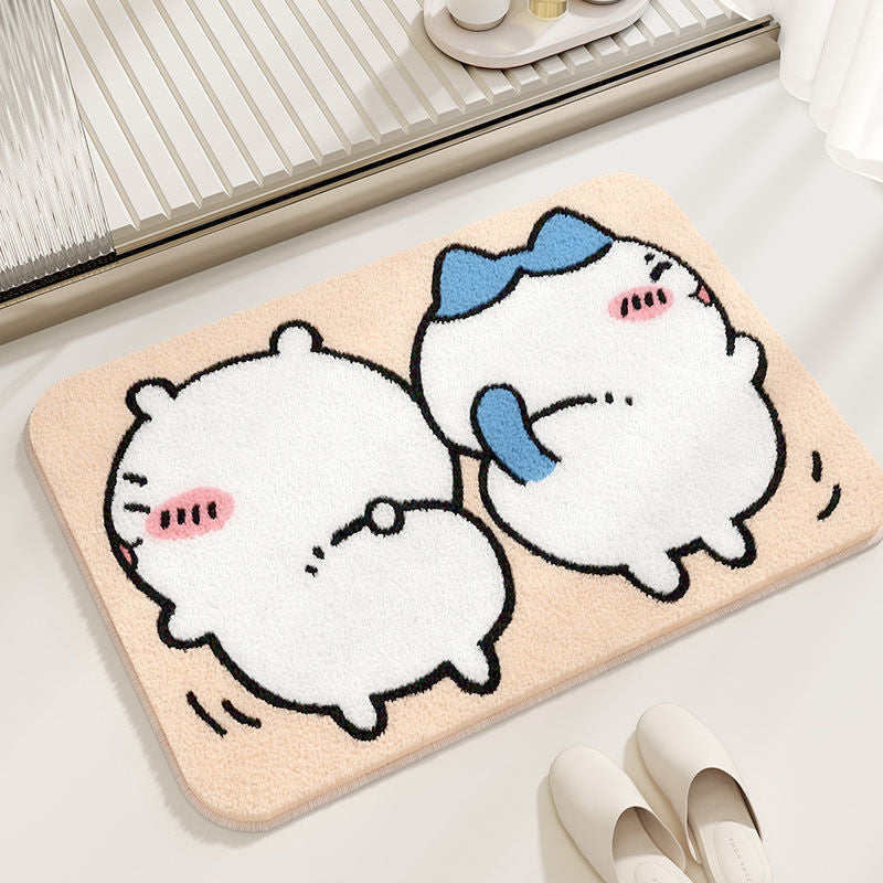 Cartoon Character Plush Area Rug