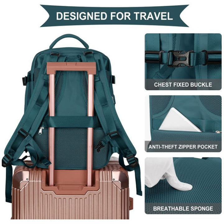 Practical travel bag with separate organizer Kalsten