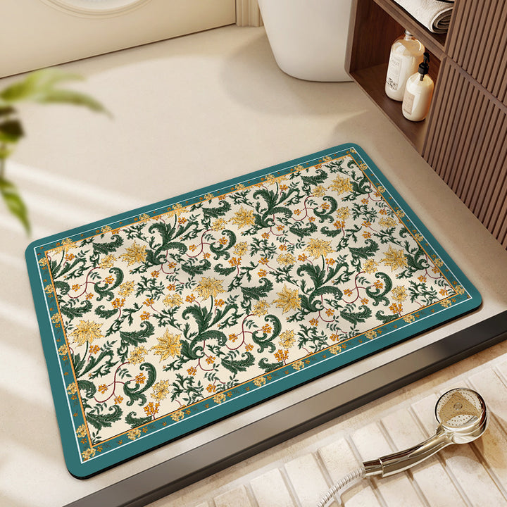 Geometric Pattern Decorative Floor Mat Kalsten