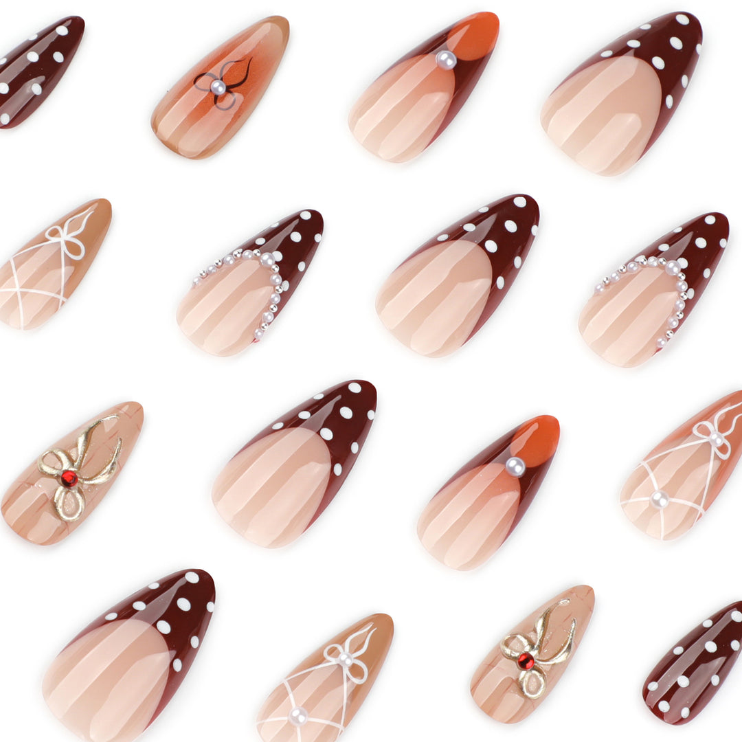 Artful stiletto nails in elegant design Kalsten