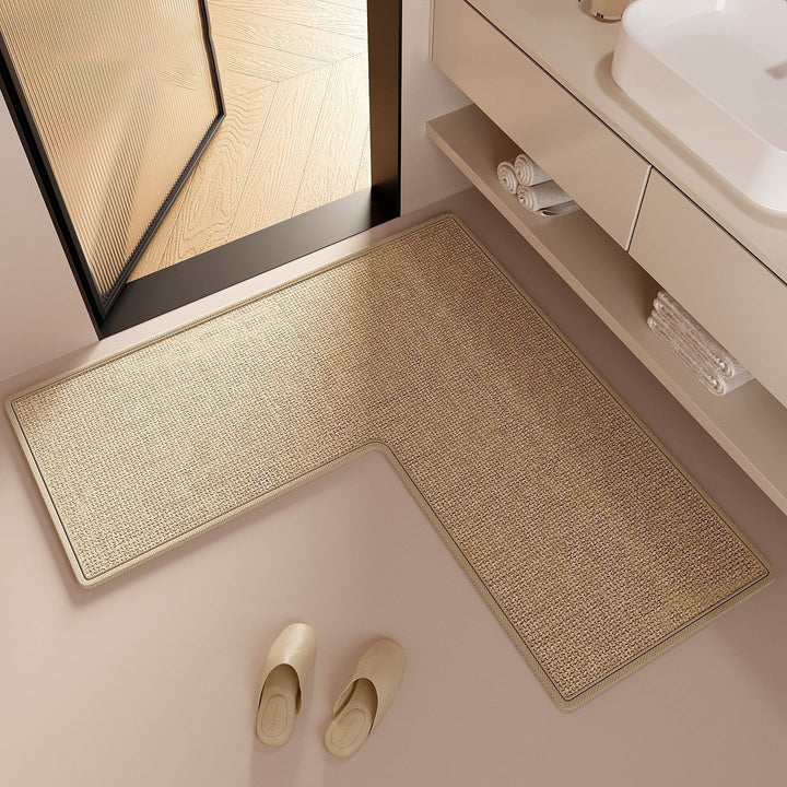 L-Shaped Anti-Slip Bath Mat