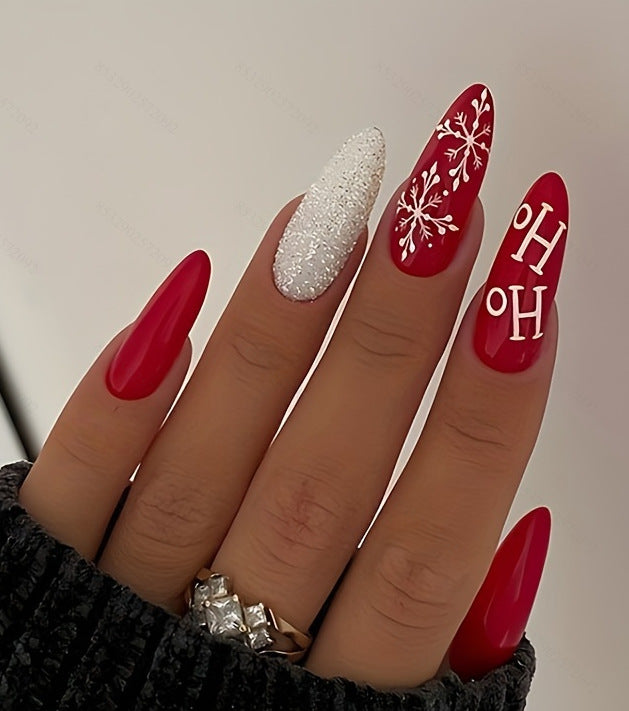 Artistic Winter-Themed Nail Art Kalsten