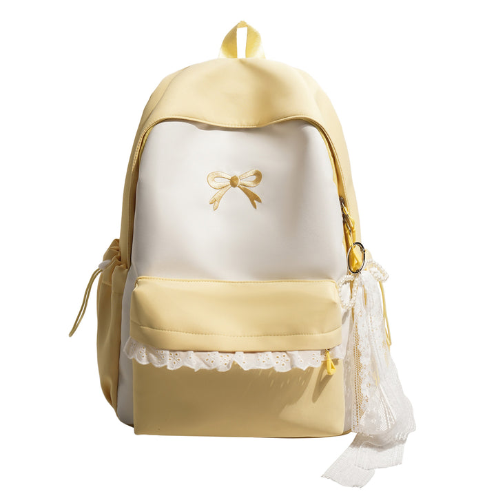 Decorative Bow-Embellished Casual Backpack Kalsten