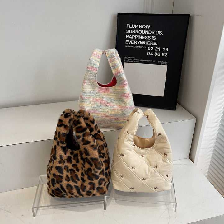 WoPlush Faux Fur Hobo Bag Kalsten
