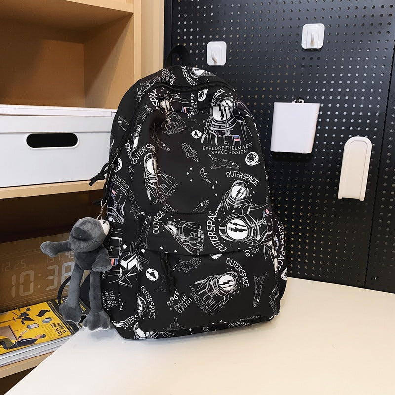 Adventure-Themed Graphic Backpack Kalsten