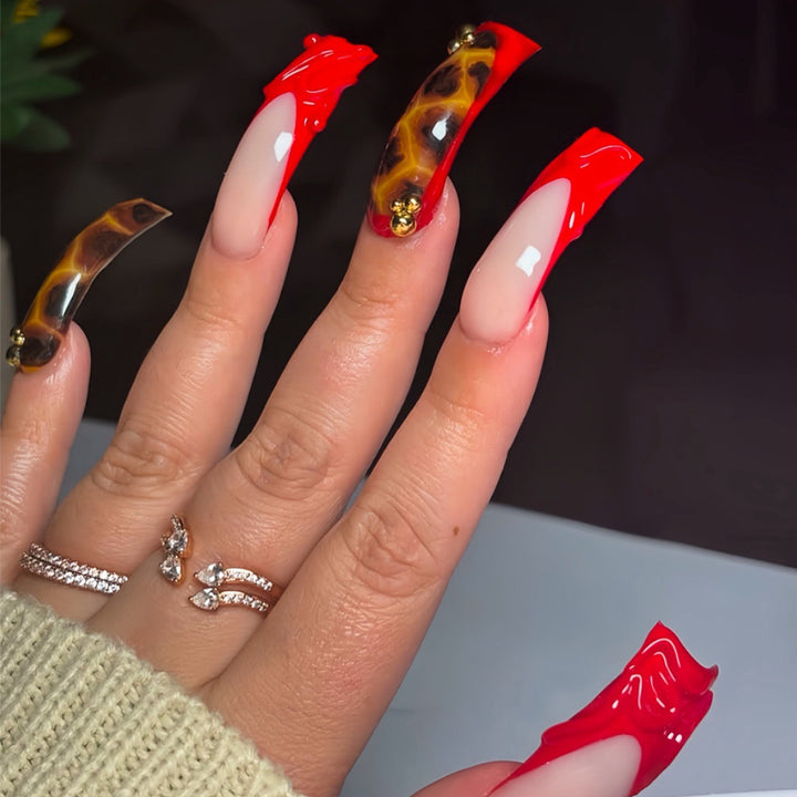 Luxe Artistic Acrylic Nail Extensions Kalsten