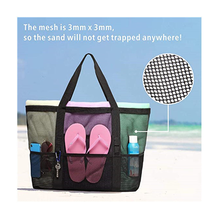 Practical beach bag with mesh design Kalsten