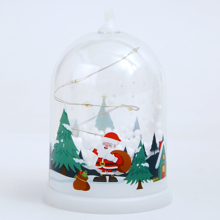 LED Christmas lighting glass dome