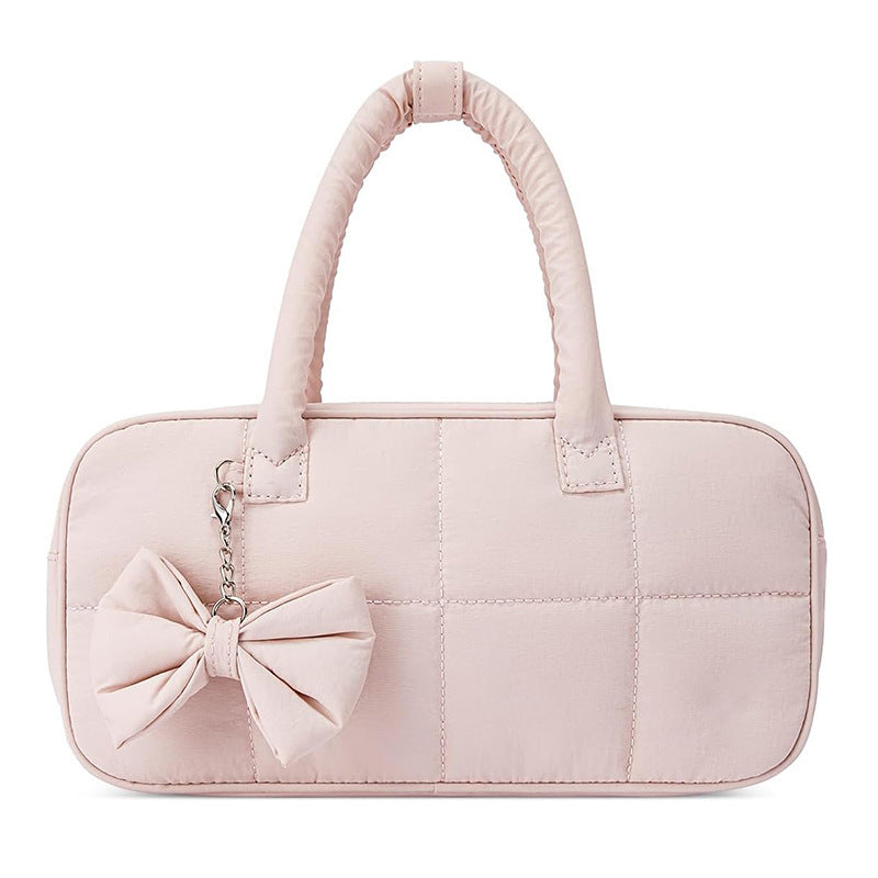 Padded handbag with stylish bow detail Kalsten