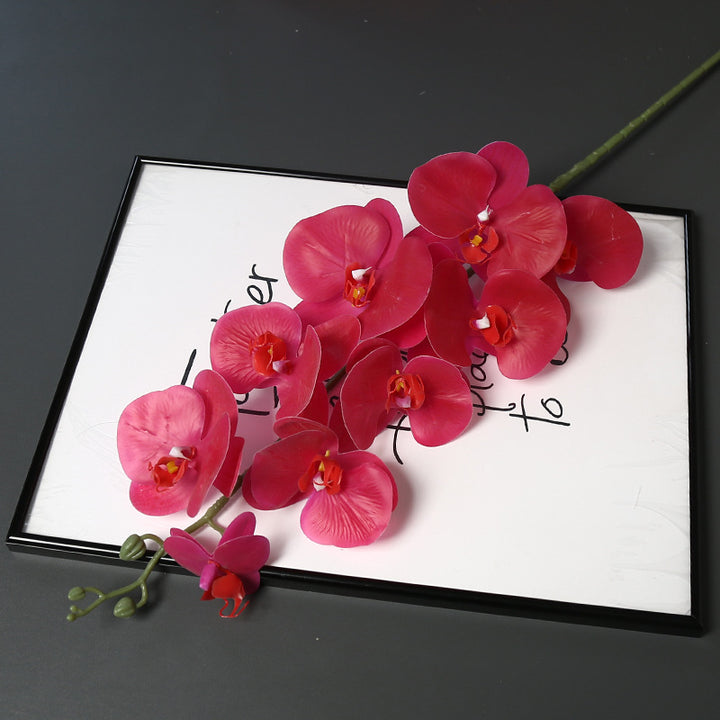 Faux Orchid Flower Stem for Home Decor Display
