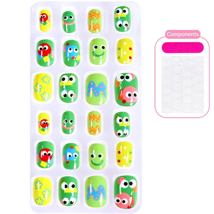 Creative Cartoon-Themed Press-On Nail Collection Kalsten