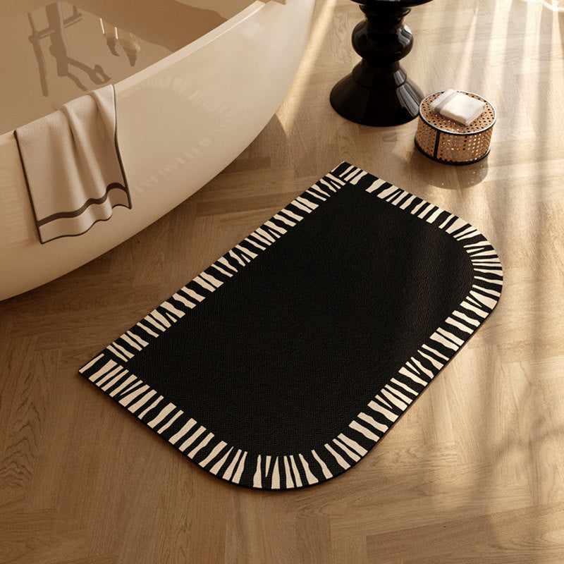 Vintage Patterned Bathroom Mat Kalsten