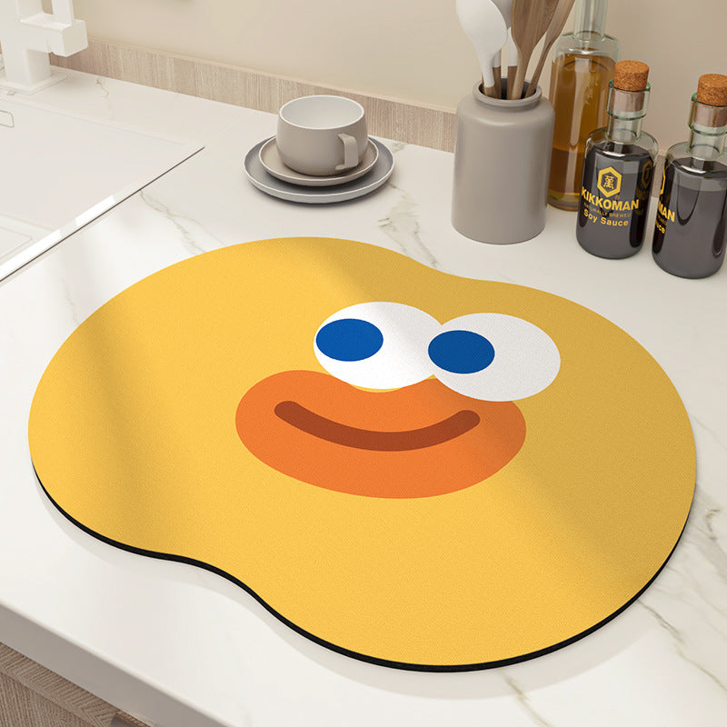 Decorative Floral Kitchen Mat