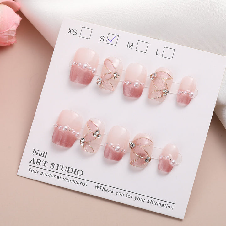 Decorative Press-On Nail Set Kalsten