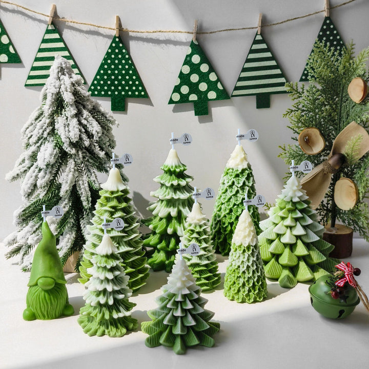 Christmas Tree Shaped Candle