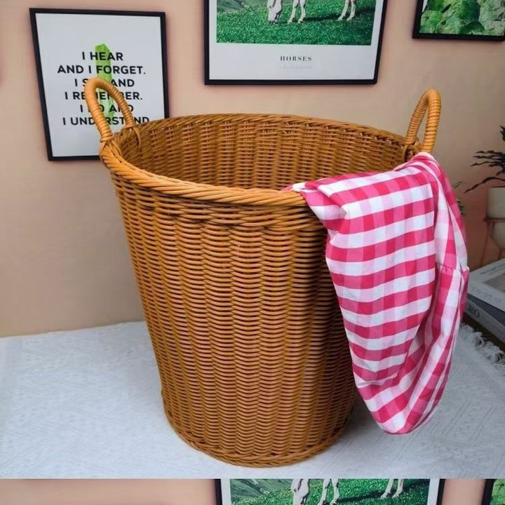 Unisex Robust Storage Basket made of woven rattan Kalsten